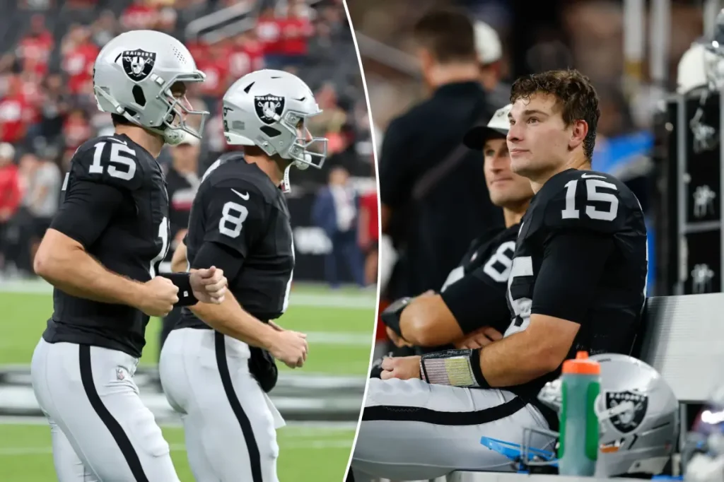Fernando Mendoza must play at times this season for the Raiders.