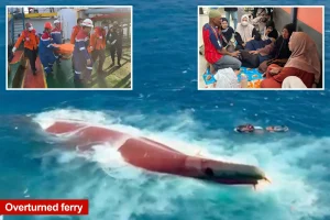 Ferry accident in Indonesia results in six fatalities and 129 missing, as survivors describe the capsizing incident.
