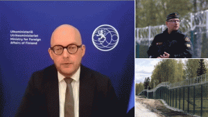 Finland constructs a new border fence to address Russia's unconventional tactics.