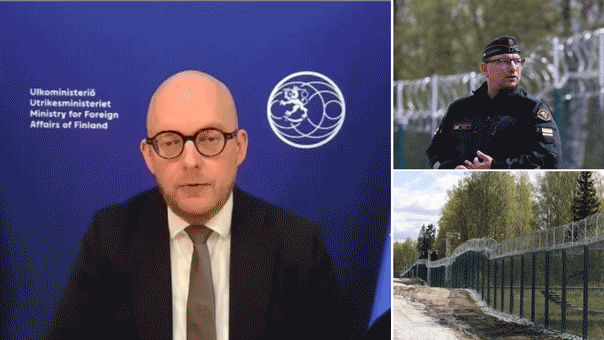 Finland constructs a new border fence to address Russia's unconventional tactics.