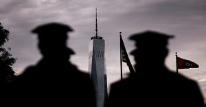 Firefighter at NYC 9/11 Memorial Delivers Strong Response to Pro-Palestinian Protester