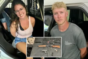 Florida couple caught shooting guns while drinking, according to police