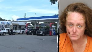 Florida man charged with attempted murder in gas station fire