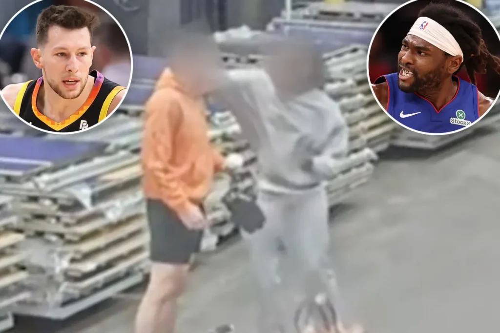 Footage surfaces of Isaiah Stewart hitting Drew Eubanks prior to 2024 arrest
