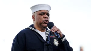 Former Navy veteran's rendition of the national anthem at Ole Miss-LSU gains widespread attention