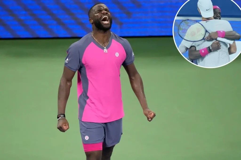 Frances Tiafoe fights back to prevent fellow American from causing an upset in a thrilling US Open match