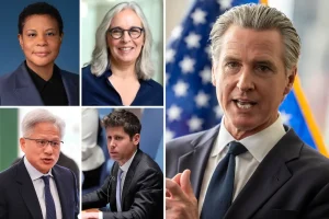Gavin Newsom engages a progressive organization to develop AI regulations in California