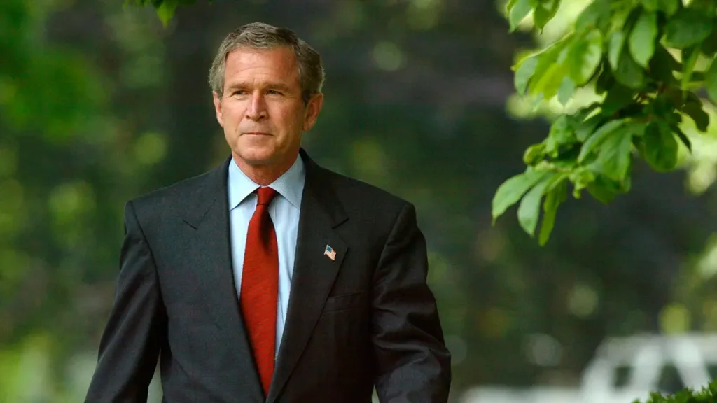 George W. Bush holds a 9/11 memorial event in anticipation of the 25th anniversary