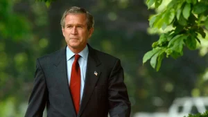 George W. Bush holds a 9/11 memorial event in anticipation of the 25th anniversary
