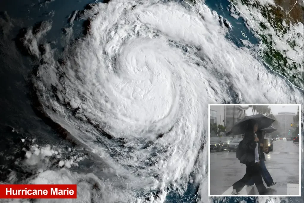 Hurricane Marie may deliver unusual tropical rainfall to Southern California