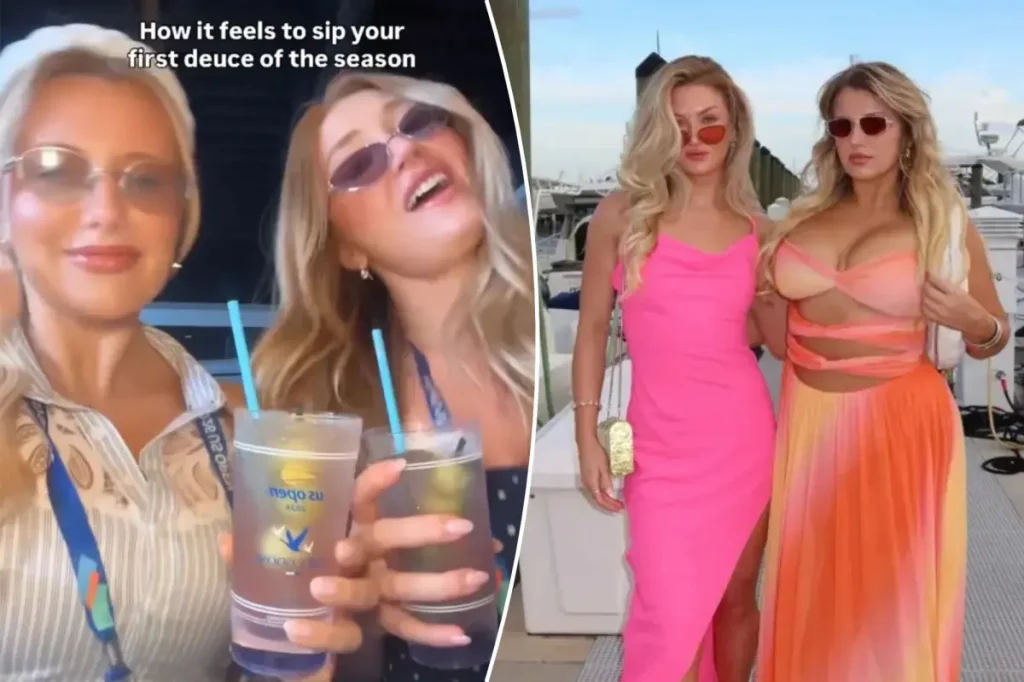 Influencers removed from the US Open for sharing their credentials to demonstrate their attractiveness