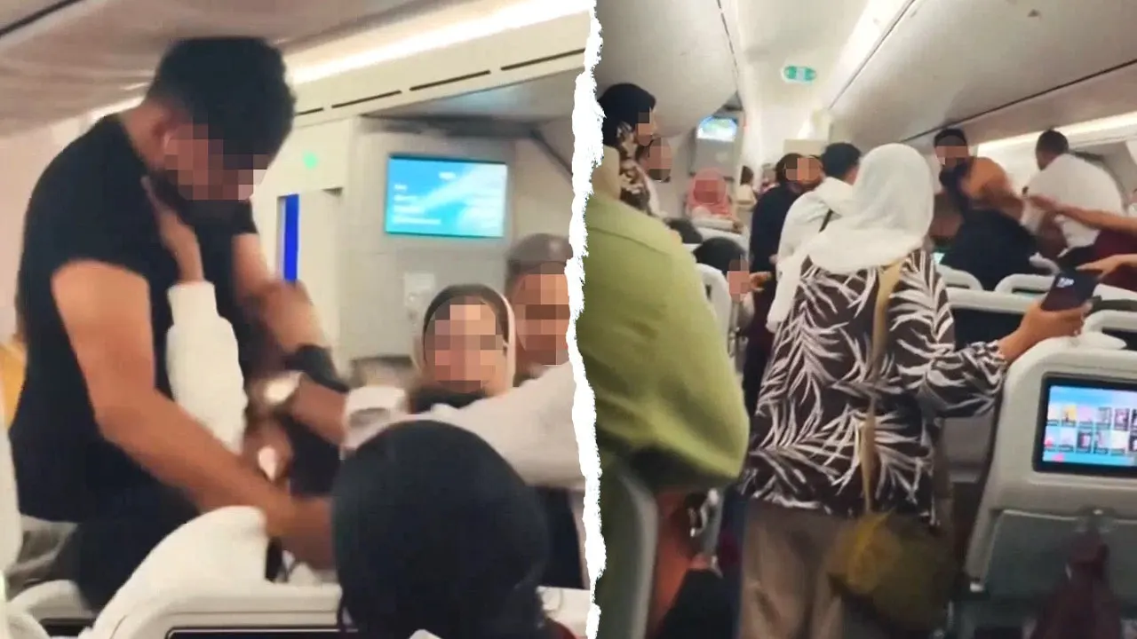 Intense fight breaks out among passengers on flight to London