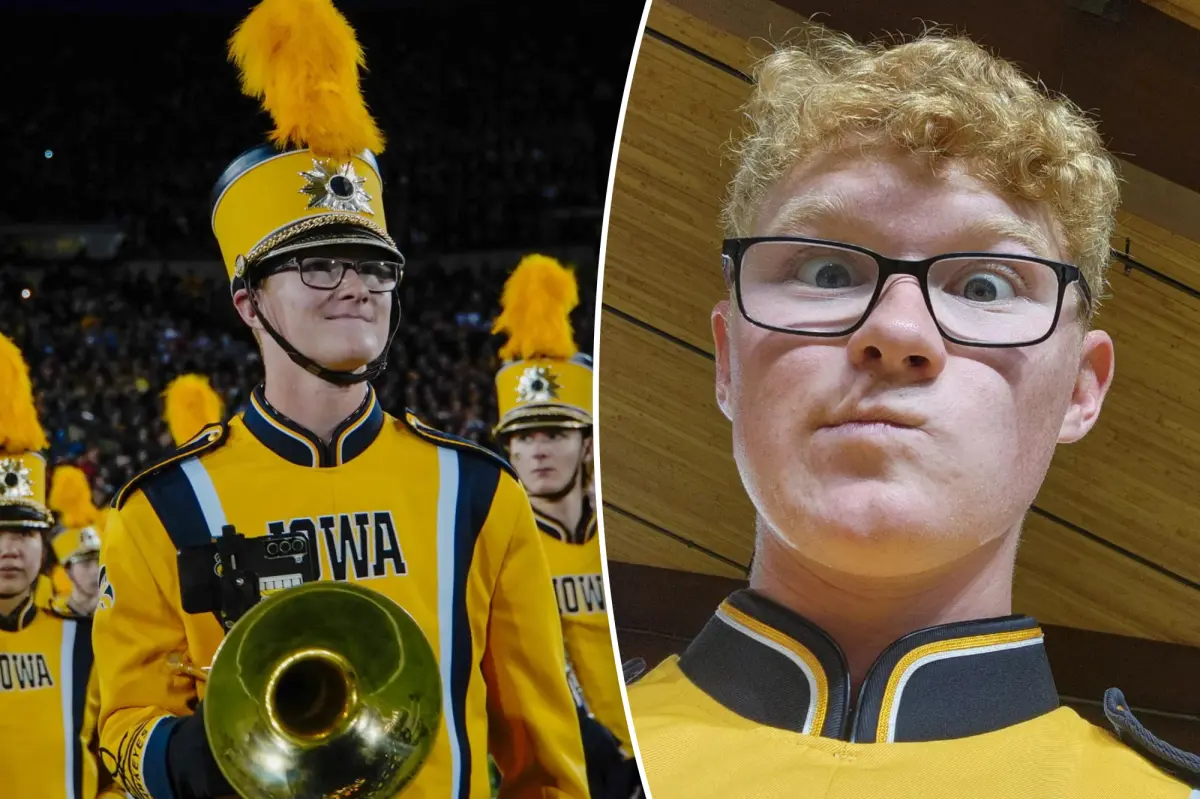 Iowa marching band member removed from life support after collapsing during football game