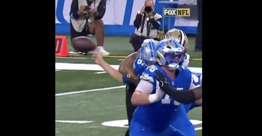 Jared Goff's fumble was not due to flaws in the NFL's passing rules