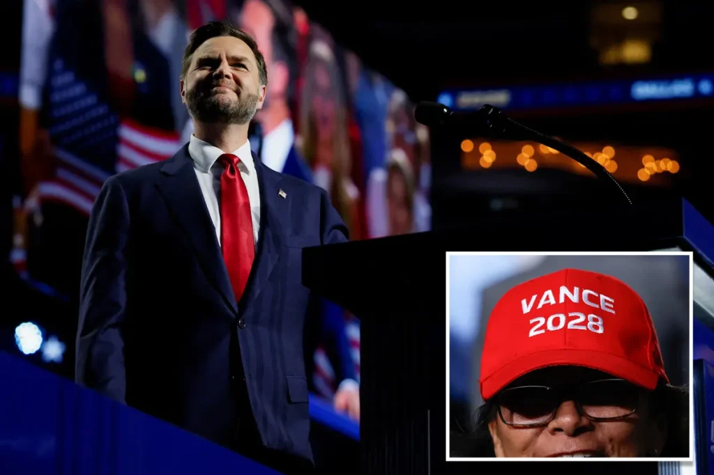 JD Vance captures attention at GOP convention as attendees see him as Trump's MAGA successor