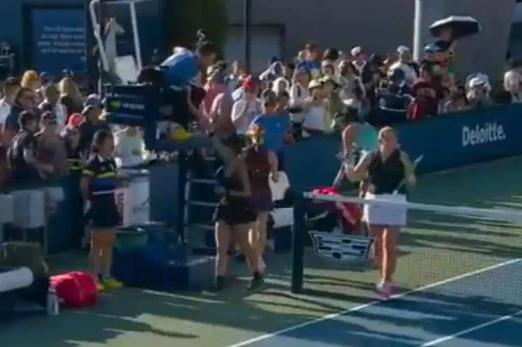Jelena Ostapenko shocked by US Open handshake incident as conflict between Taiwanese players seems to escalate.