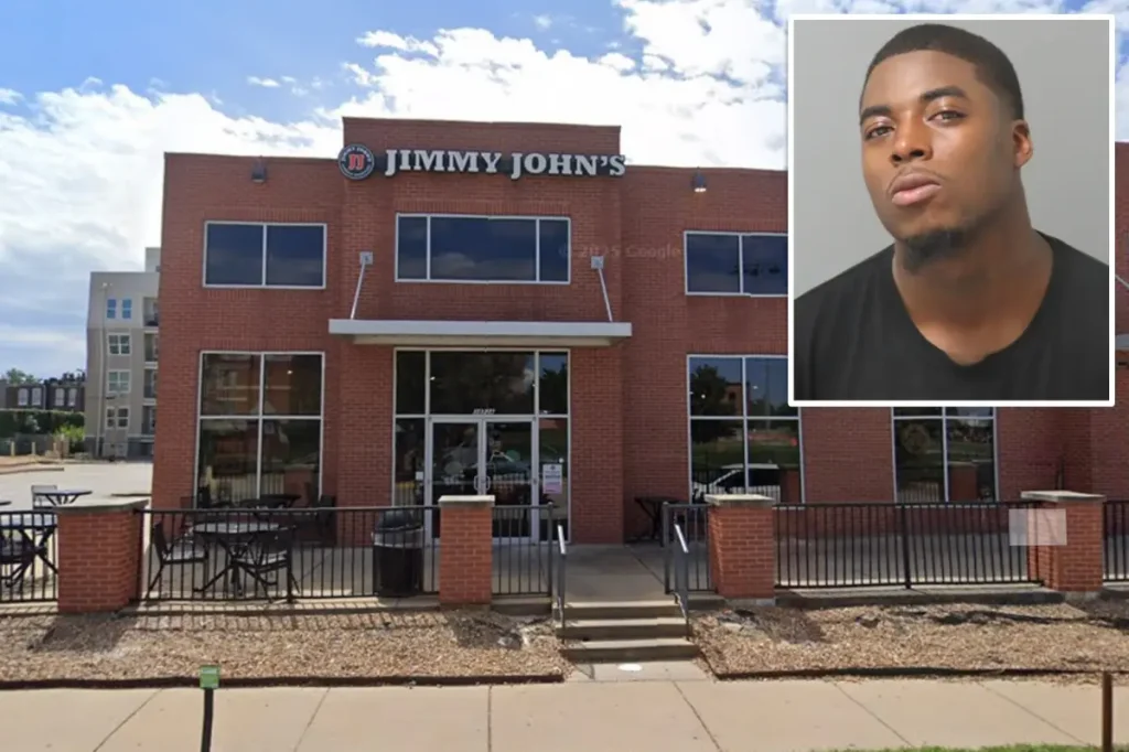 Jimmy John's worker Adam White charged with shooting at a car and injuring a 14-year-old girl in the leg, according to authorities.