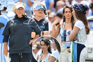 Jordon Hudson teams up with Bill Belichick and UNC on the sidelines for a victory in the home opener.