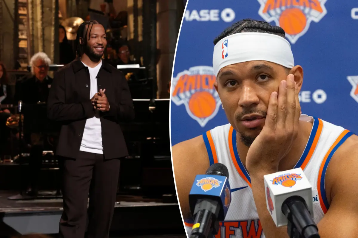 Josh Hart mocks Jalen Brunson about his 'SNL' appearance