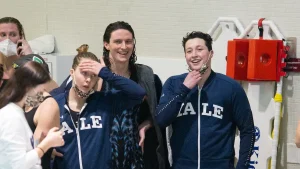 Josh Hawley questions whether Yale swimmers agreed to Lia Thomas using their locker room.