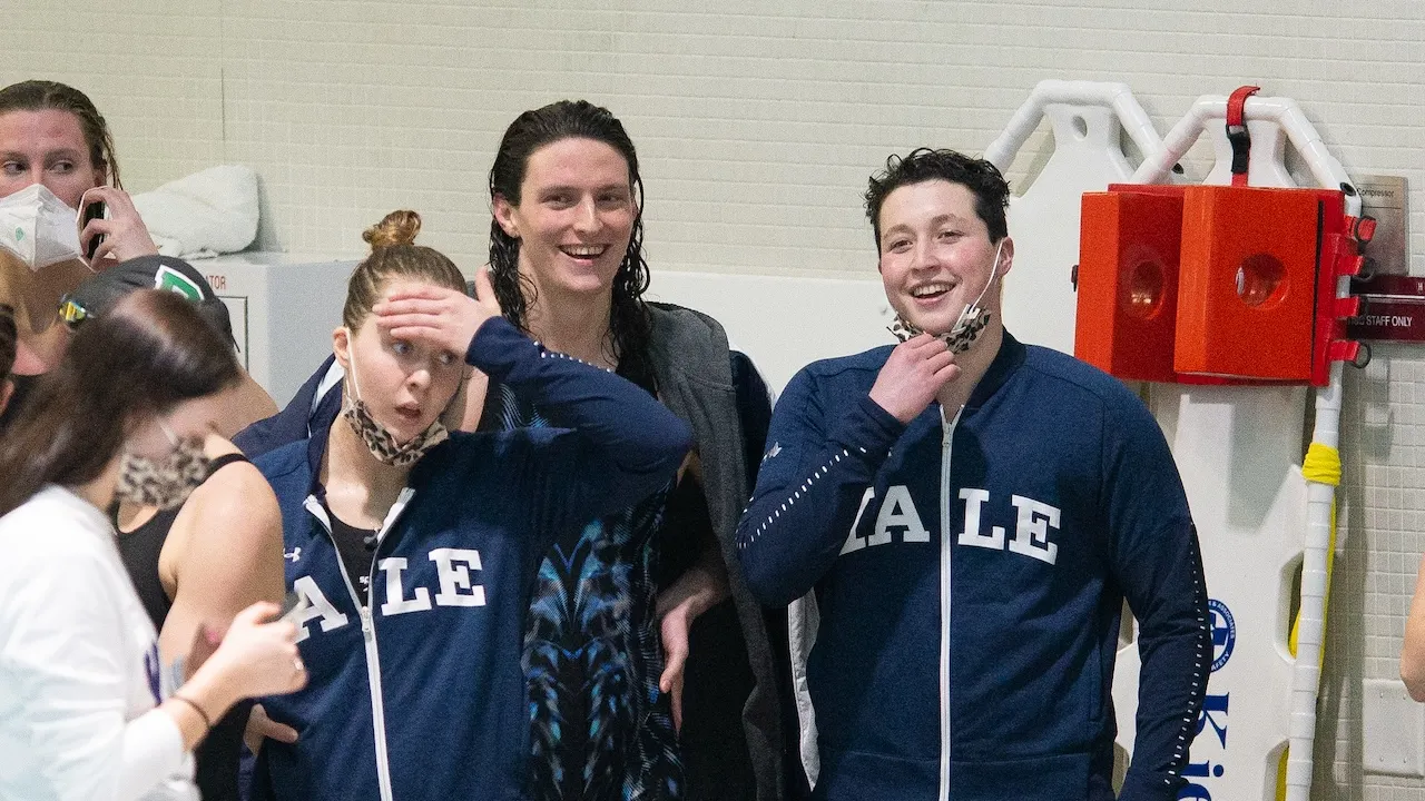 Josh Hawley questions whether Yale swimmers agreed to Lia Thomas using their locker room.