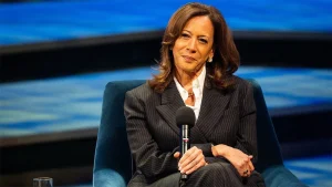 Kamala Harris indicates she has not made a decision about running for president in 2028 during her visit to Detroit.