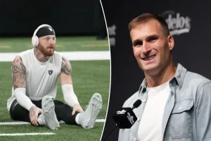 Kirk Cousins and Maxx Crosby resolve their differences during a 2-hour meal.