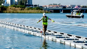 Lima, Ohio places 3,120 solar panels on its water supply reservoir