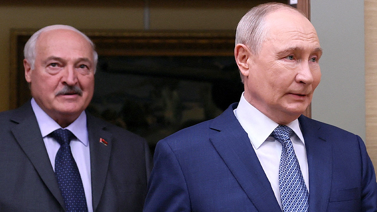Lukashenko and Putin debate and joke about who is the greater dictator