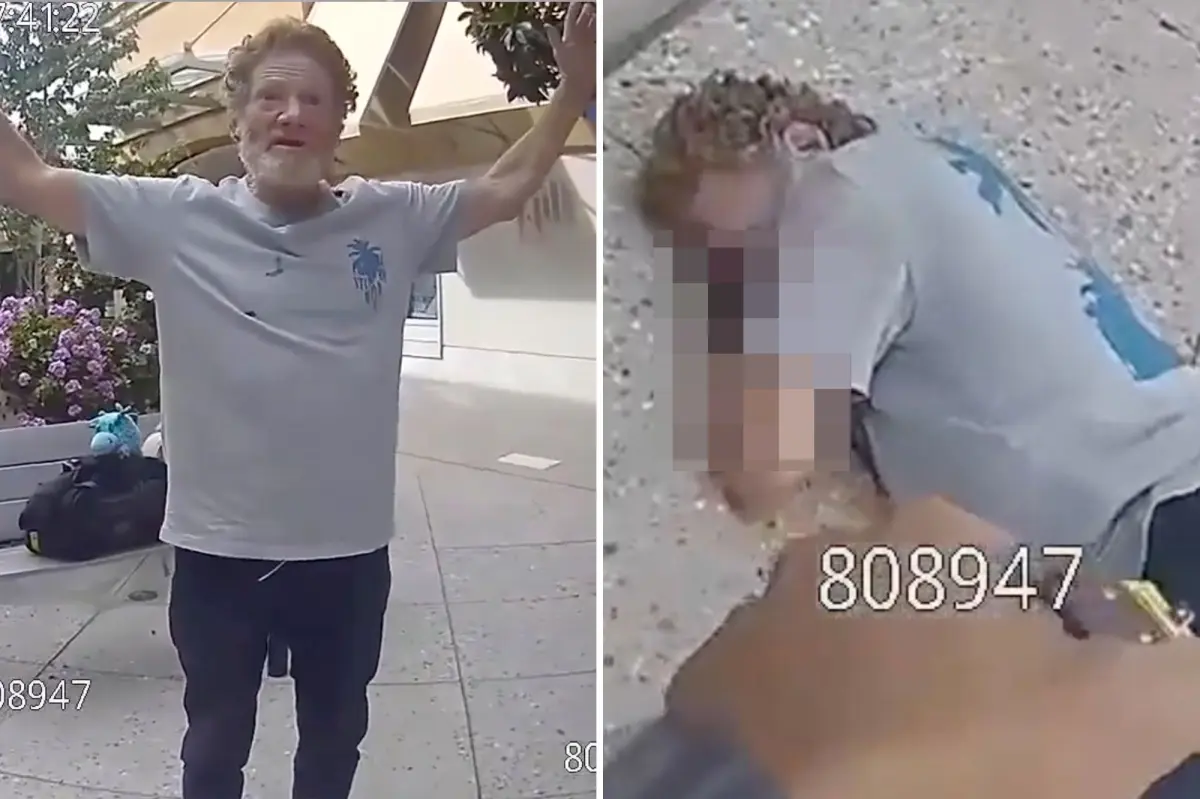 Mall troublemaker in Palo Alto is subdued with a Taser before falling and breaking his neck