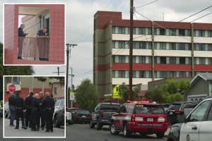Man arrested after shooting at assisted living facility in South LA injures three people