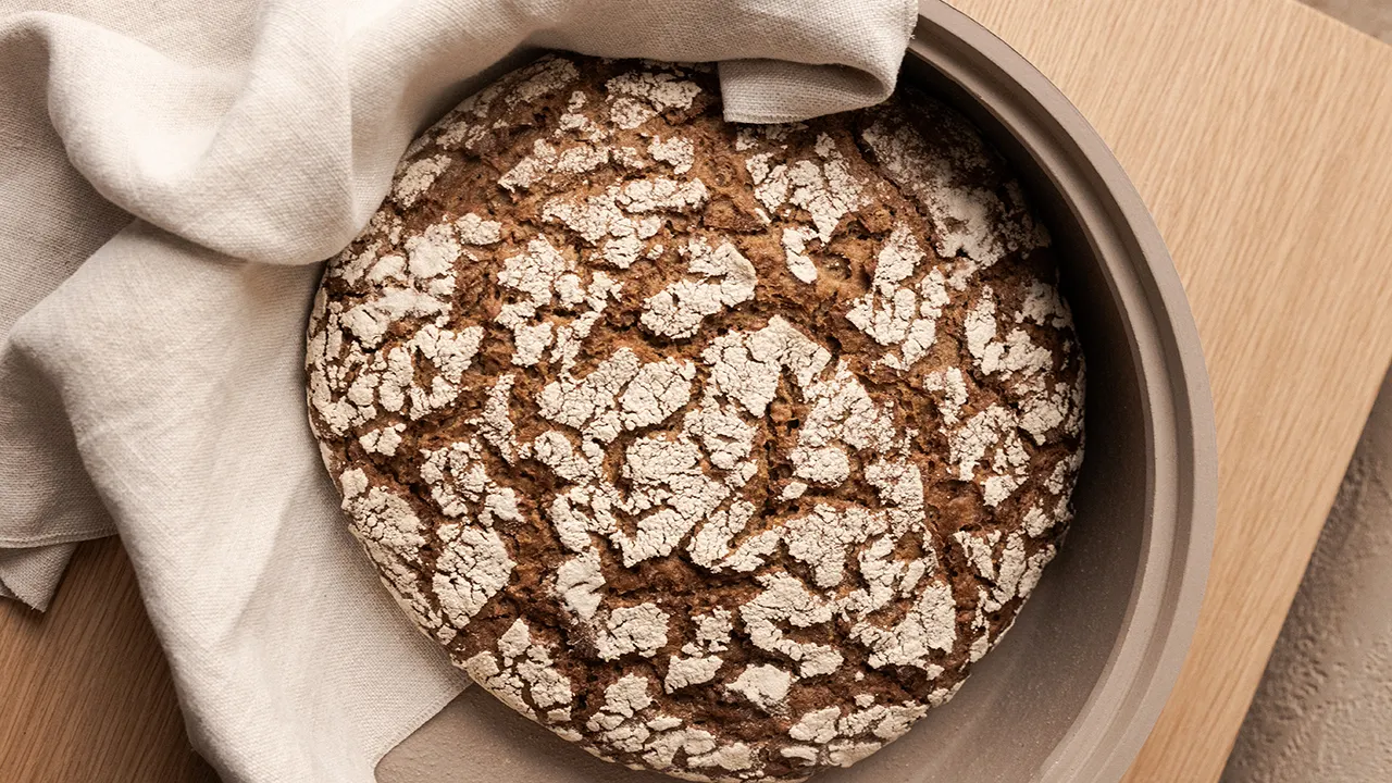 Martin Auer's bakery in New York City offers a $60 organic Austrian rye sourdough bread.