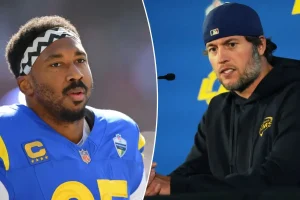Matthew Stafford of the Rams downplays Myles Garrett's injury