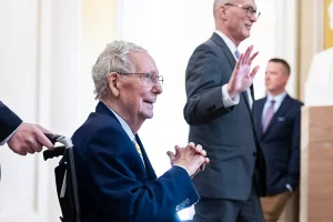 McConnell comes back to the U.S. Capitol after a three-month medical leave.