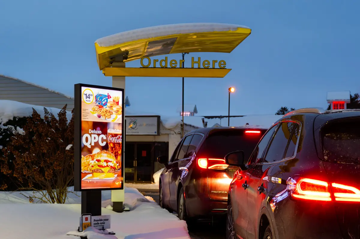McDonald's is trying out advertisements on drive-thru menus: 'it's similar to a YouTube video'