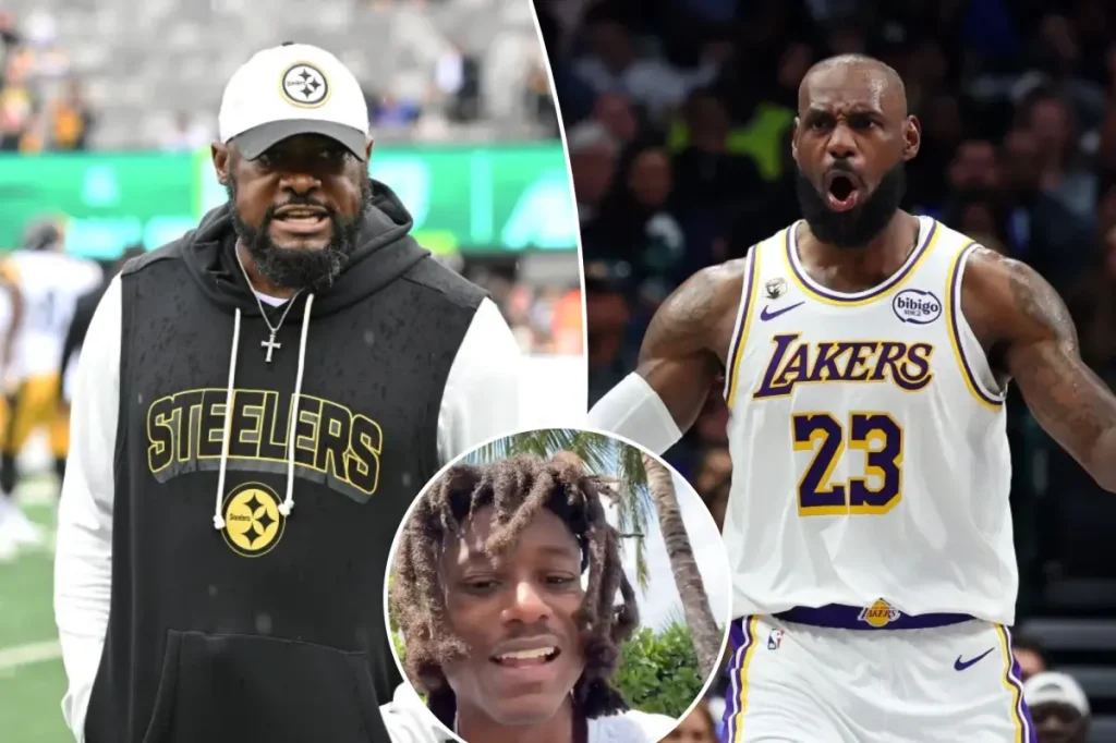 Mike Tomlin's son accuses LeBron James of being dishonest in a heated outburst