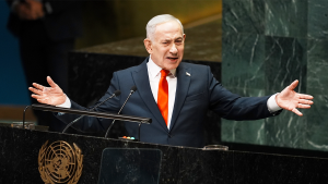 Netanyahu labels UN delegates as moral cowards at the General Assembly