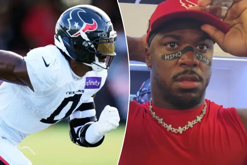 NFL penalizes Texans linebacker Azeez Al-Shaair once more for pro-Palestine eye black.