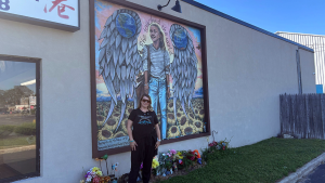 Nichole Schmidt encourages people to post missing person flyers online.