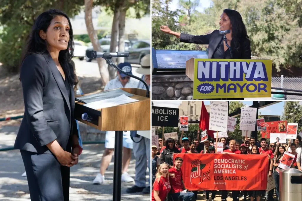 Nithya Raman criticized by LAPD union for DSA-LA plans during mayoral campaign