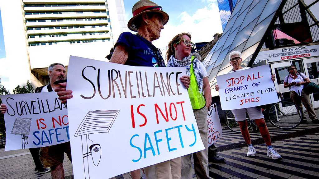'No Kings' protest group takes on AI data centers, Flock