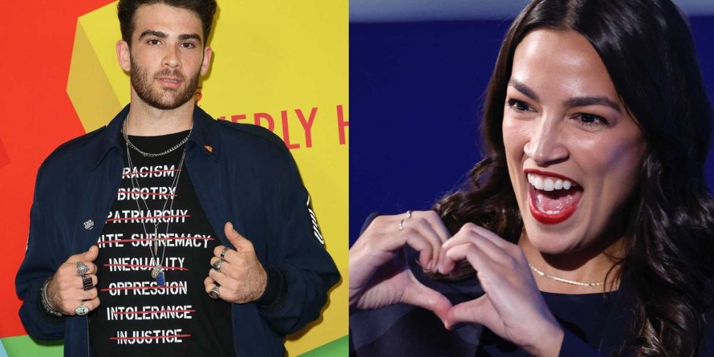 Ocasio-Cortez DECLINES to separate herself from radical influencer