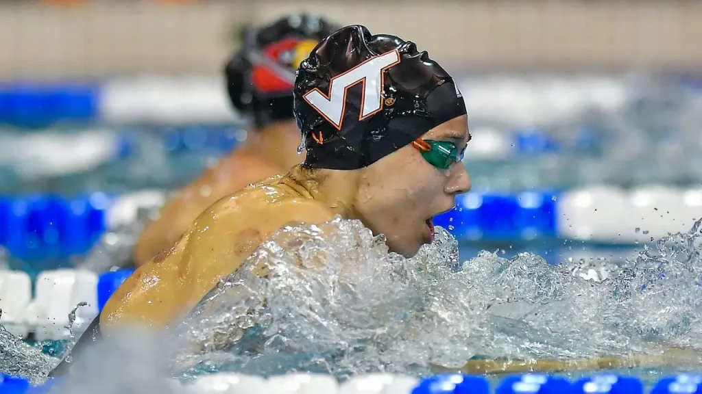 Olympic swimmer Réka György criticizes Virginia Governor Spanberger for revoking female sports regulation.