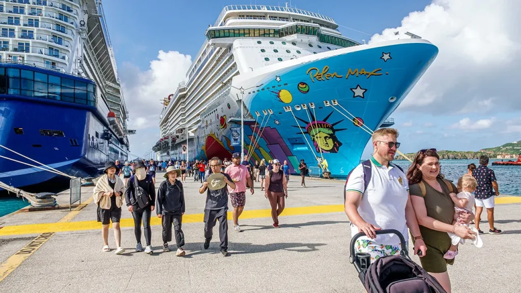 Opinions divided on cruise elevator manners for luggage during peak travel days