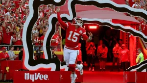 Patrick Mahomes addresses concerning issues regarding his serious knee injury during the Chiefs' opening drive of the season.