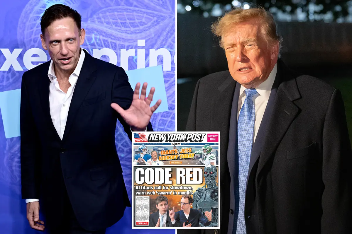 Peter Thiel criticizes White House officials for being 'not very smart' and cautions about the threat of democratic socialism.