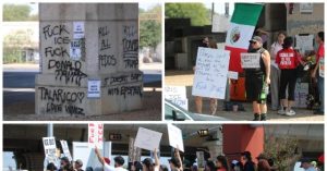 Photos: Activists Return to the Scene of ICE Shooting in Austin a Week Later