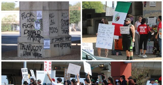 Photos: Activists Return to the Scene of ICE Shooting in Austin a Week Later