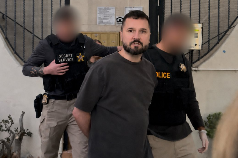 Podcaster detained in L.A., charged with making threats against Trump