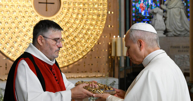 Pope Leo XIV Kisses Jesus' Crown of Thorns at the Restored Notre Dame